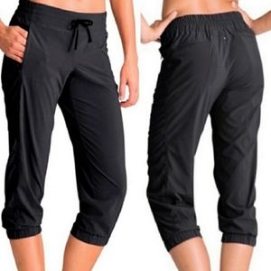 Athleta La Viva Black Jogger Pants 6P